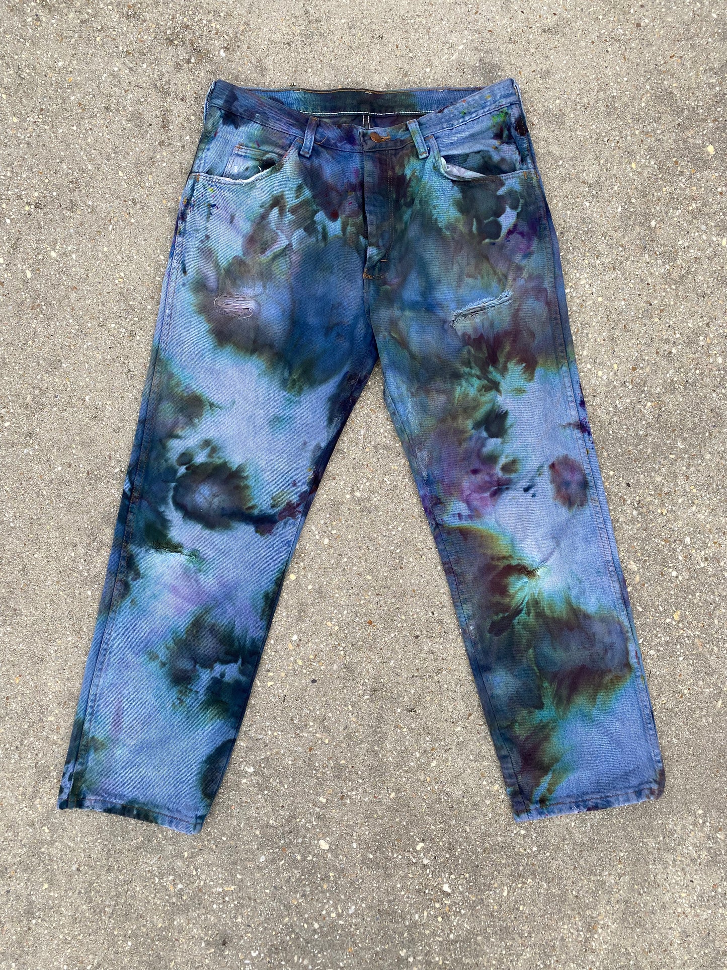 Samish Camo Rustler Jeans - Brimm Archive Wardrobe Research