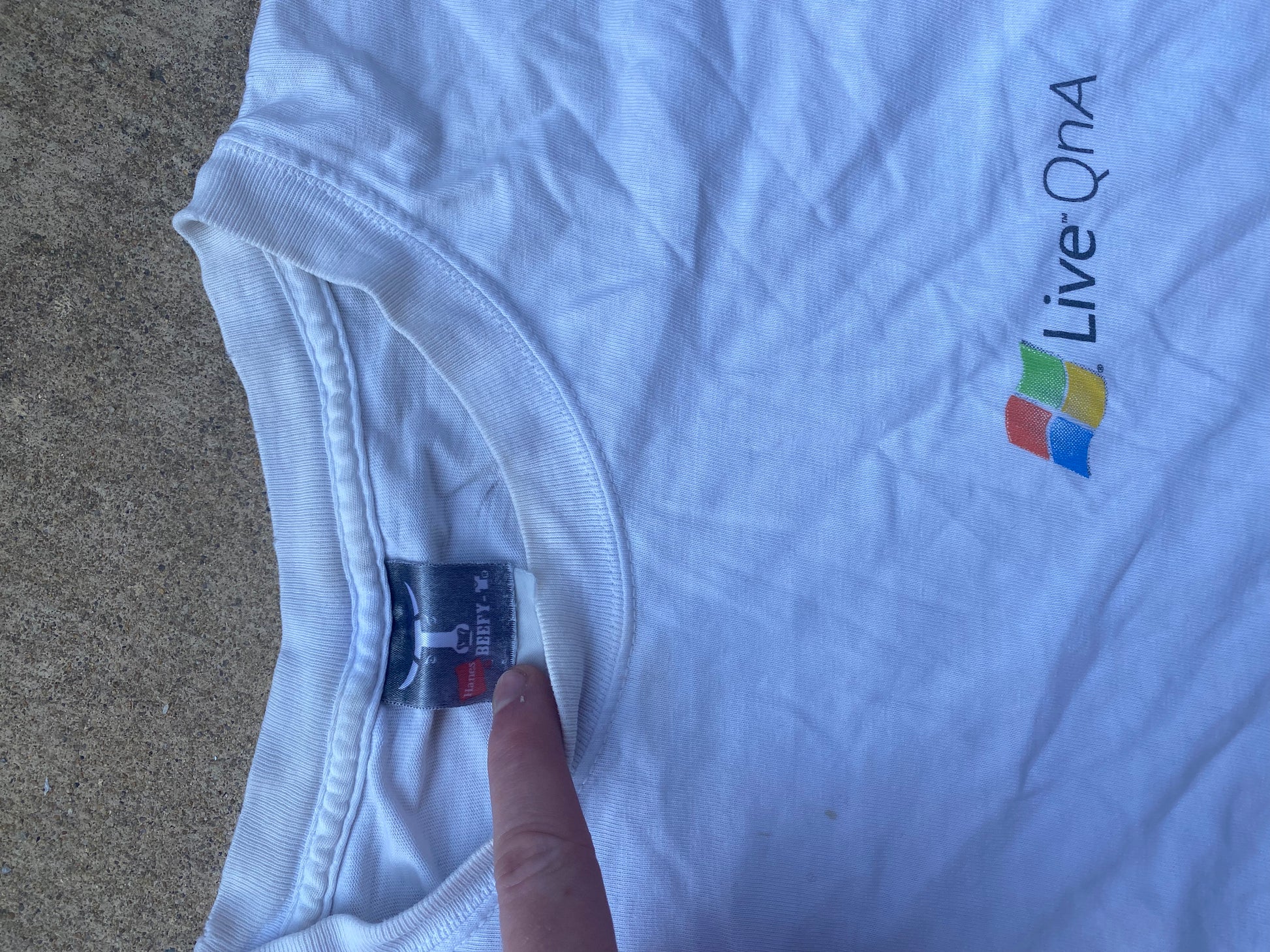 Windows Live Q and A Tee - Brimm Archive Wardrobe Research