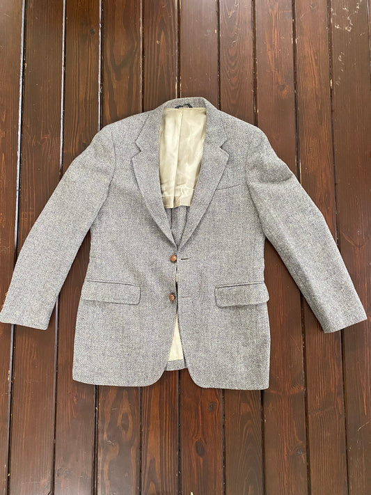 Asher Brown Wool Suit Jacket - Brimm Archive Wardrobe Research