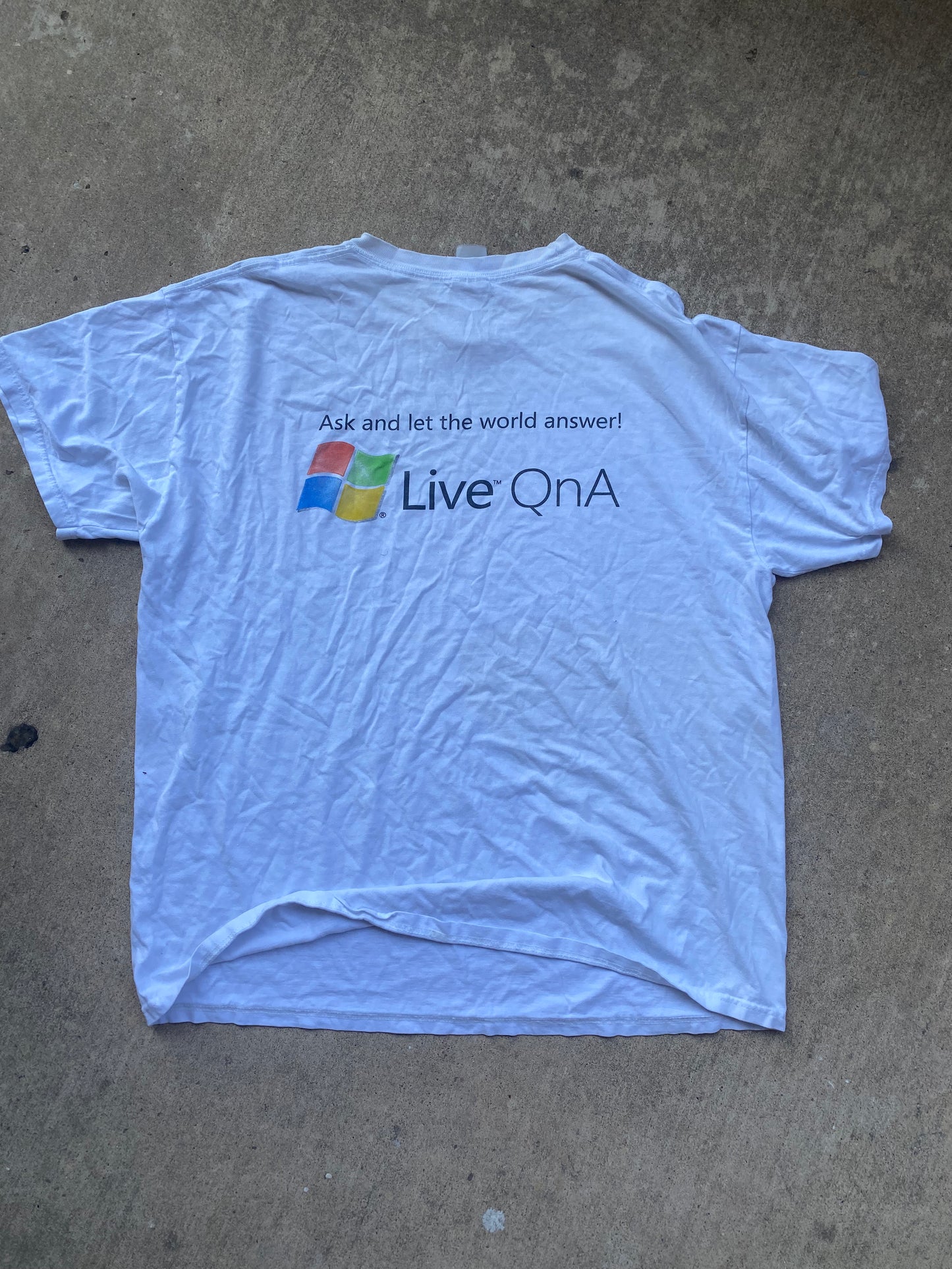 Windows Live Q and A Tee - Brimm Archive Wardrobe Research
