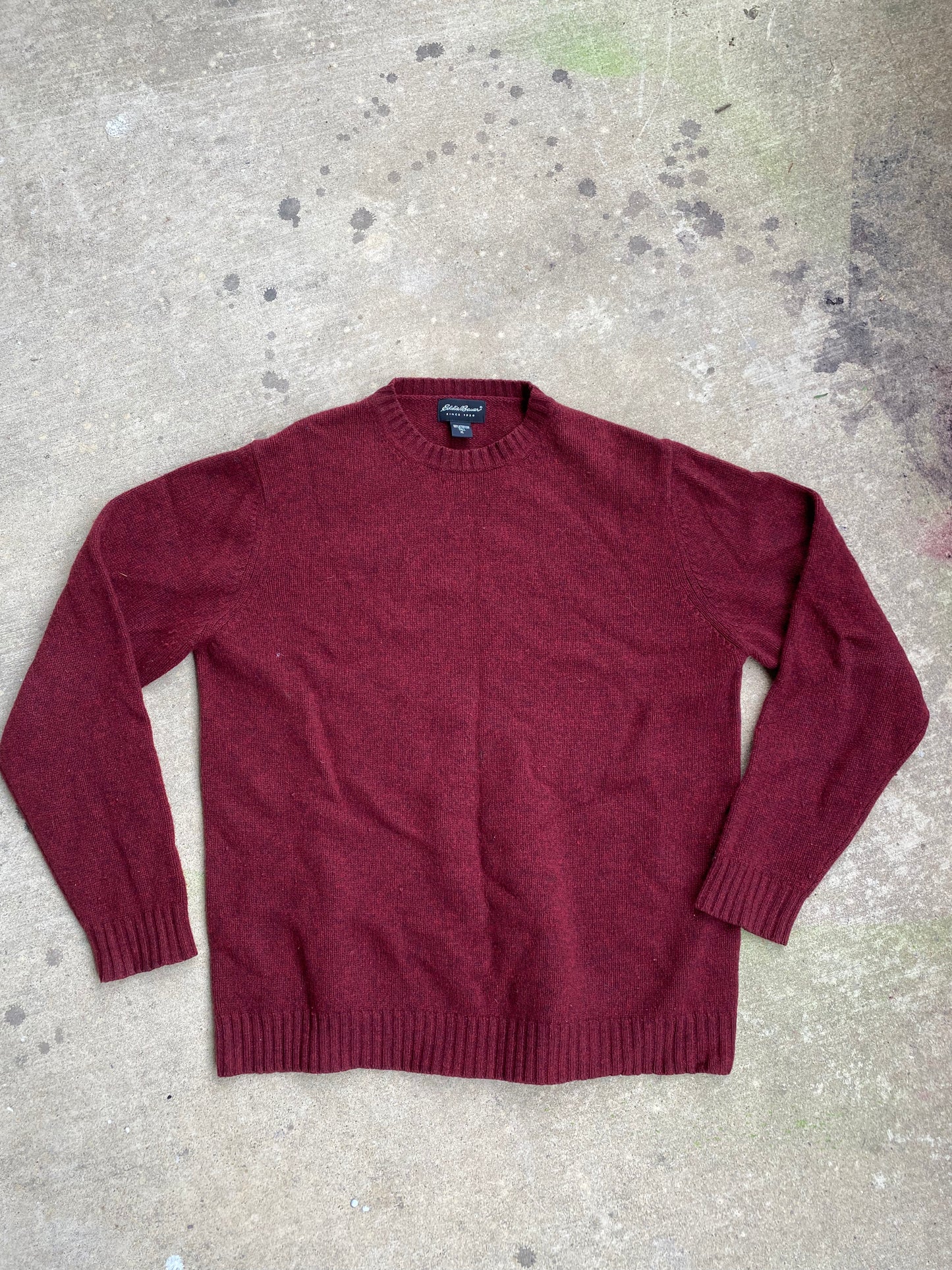 Eddie Bauer Wool Red Sweater - Brimm Archive Wardrobe Research