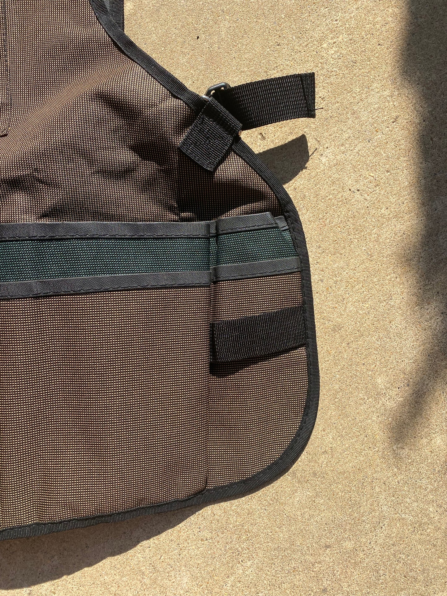 Shop Apron Green and Brown