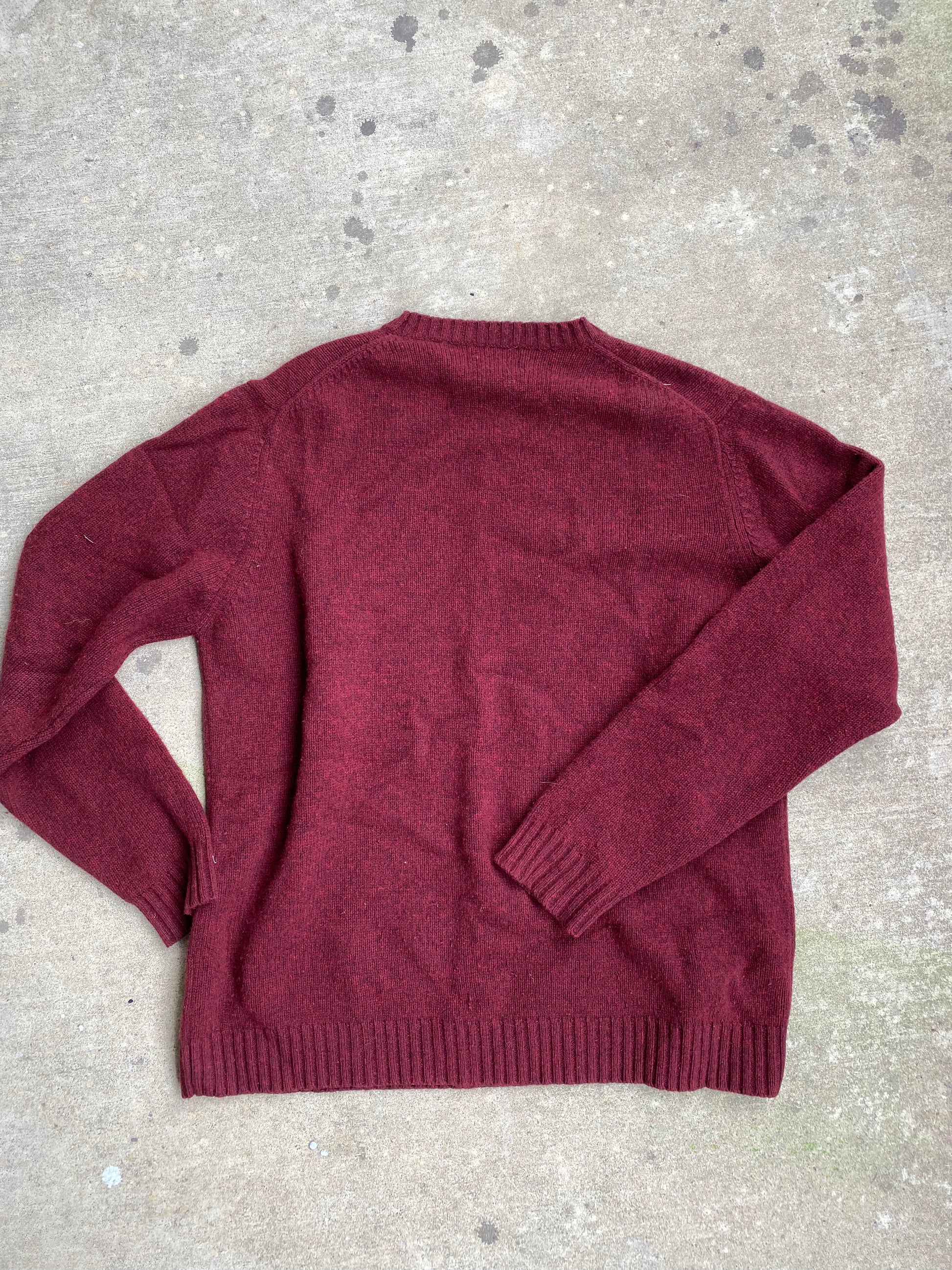 Eddie Bauer Wool Red Sweater - Brimm Archive Wardrobe Research