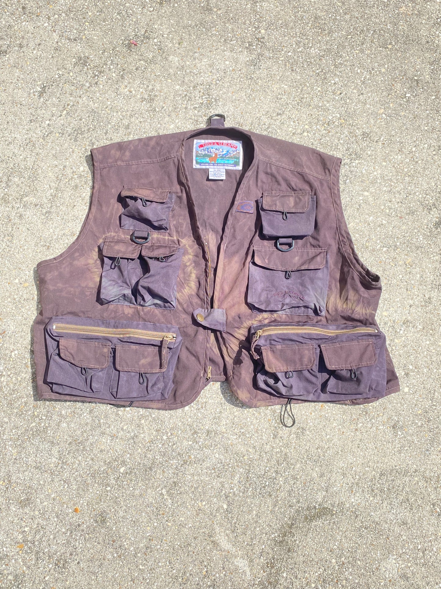 Pond Dyed Nylon Tackle Vest - Brimm Archive Wardrobe Research
