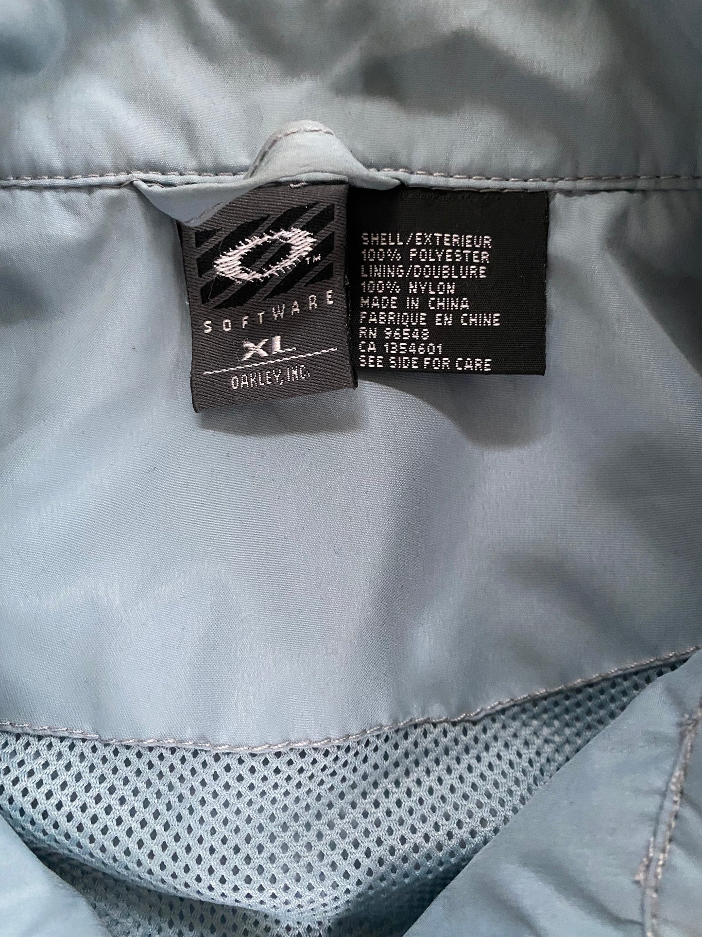 Oakley Software Light Blue Jacket - Brimm Archive Wardrobe Research