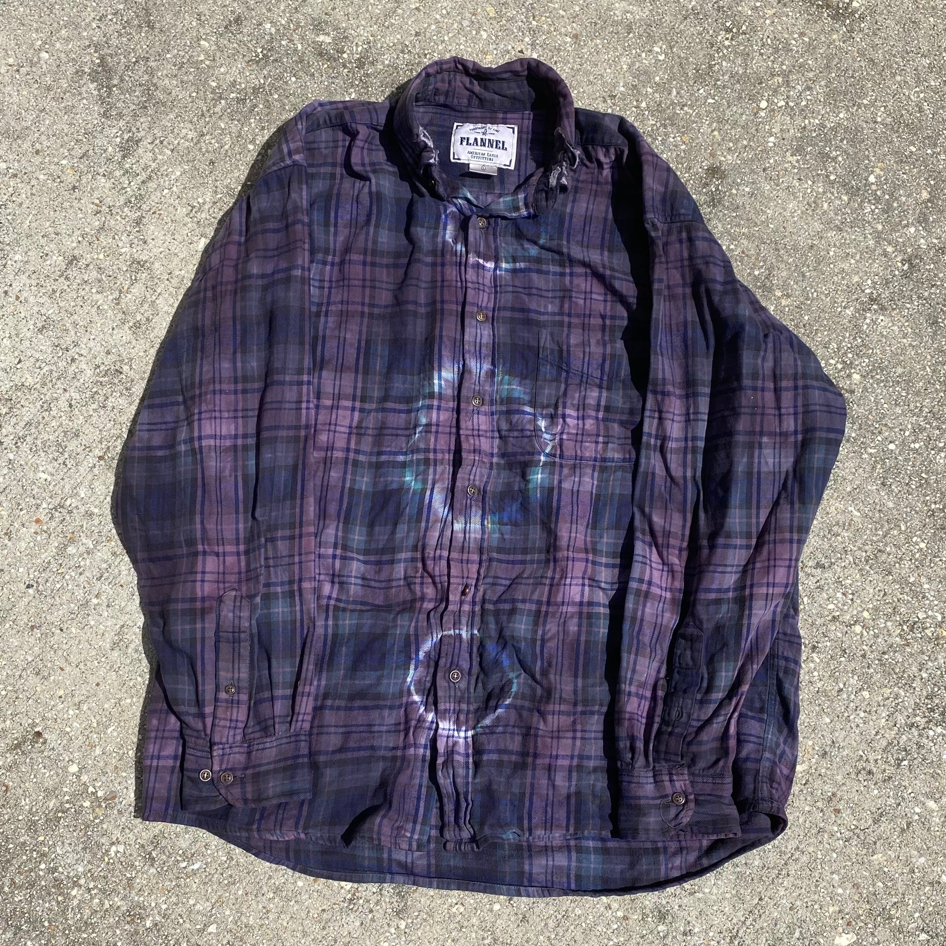 American Eagle Chi Dyed Flannel - Brimm Archive Wardrobe Research