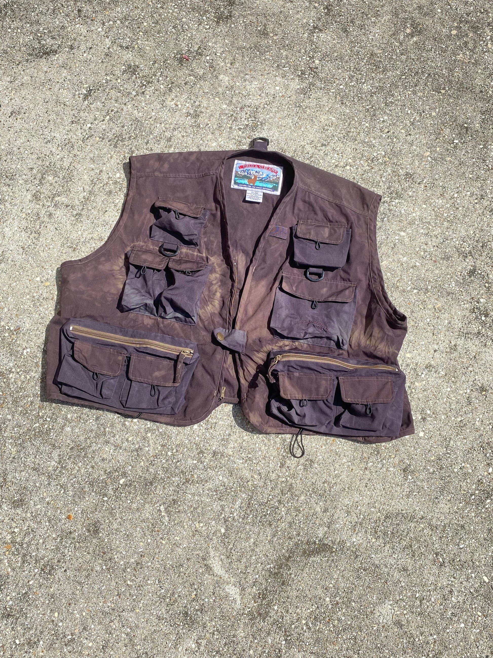Pond Dyed Nylon Tackle Vest - Brimm Archive Wardrobe Research